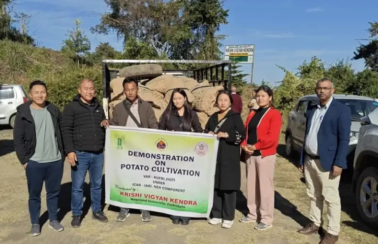 KVK Zunheboto Gives Potato Seeds and Tools to Farmers