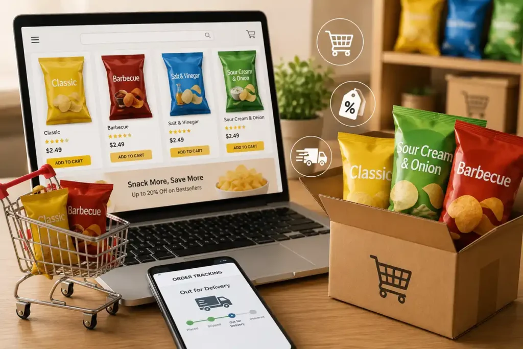 E-Commerce Is Reshaping How Chips Are Sold