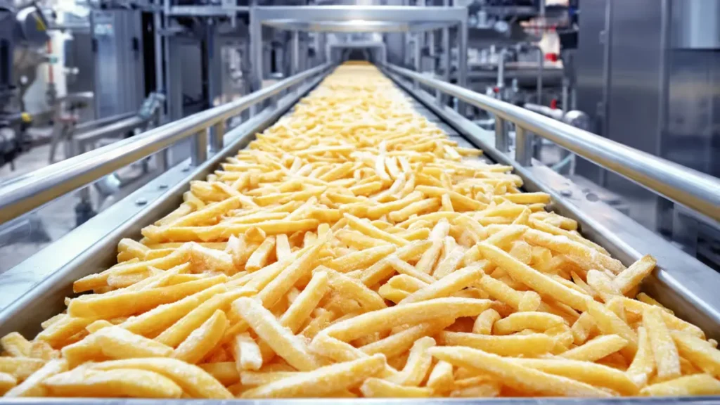 Frozen French Fries Production Process Step by Step
