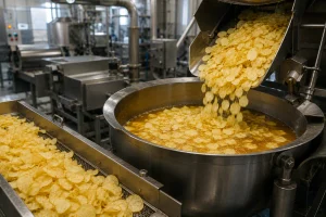 How Are Kettle Cooked Potato Chips Made, Factory Process Explained