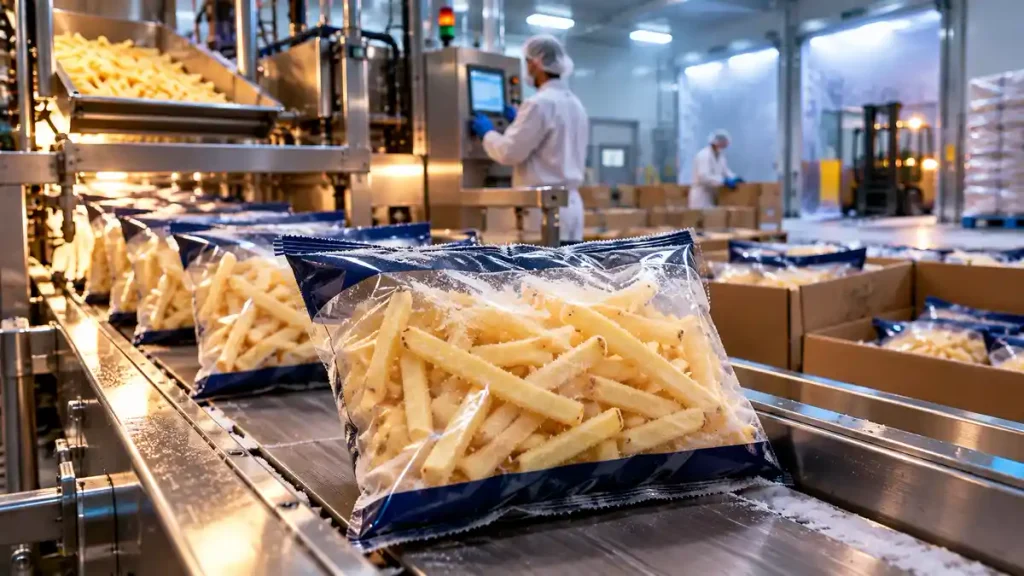 Packaging for frozen French fries