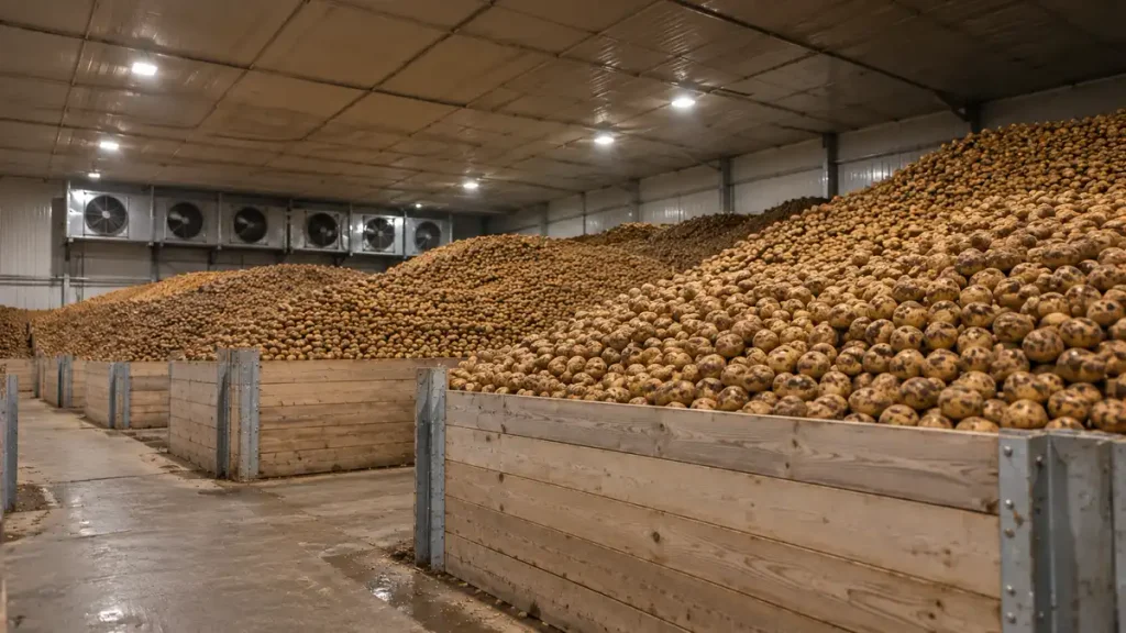 Potato Storage Costs in the USA: Investment, Energy Use and Losses